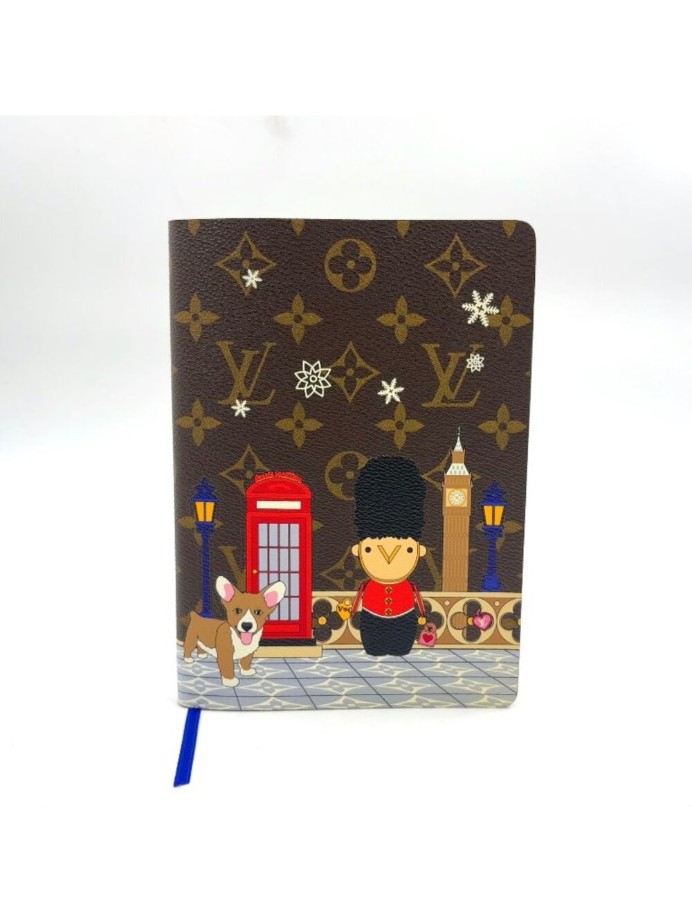 Louis Vuitton Cahier Clemence Leather Brown Multicolor Notebook Agenda
